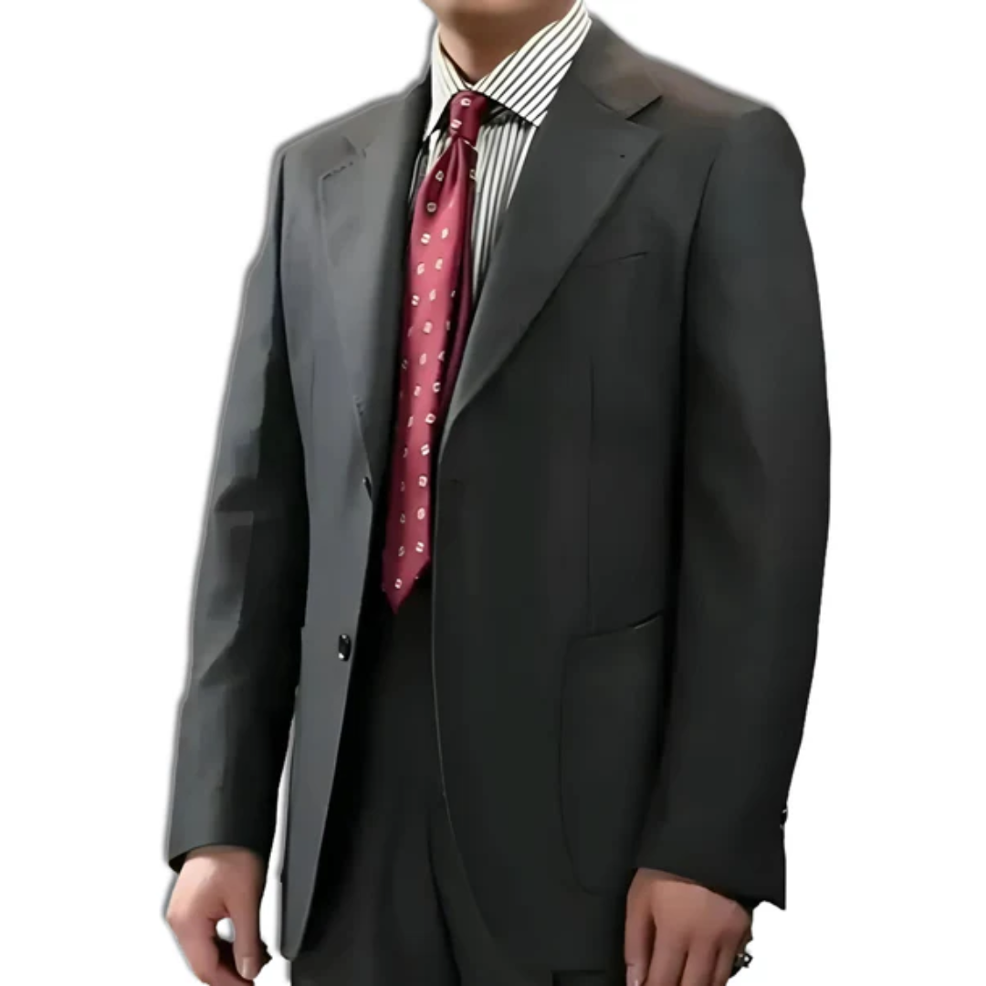 Two-Piece Charcoal Suit