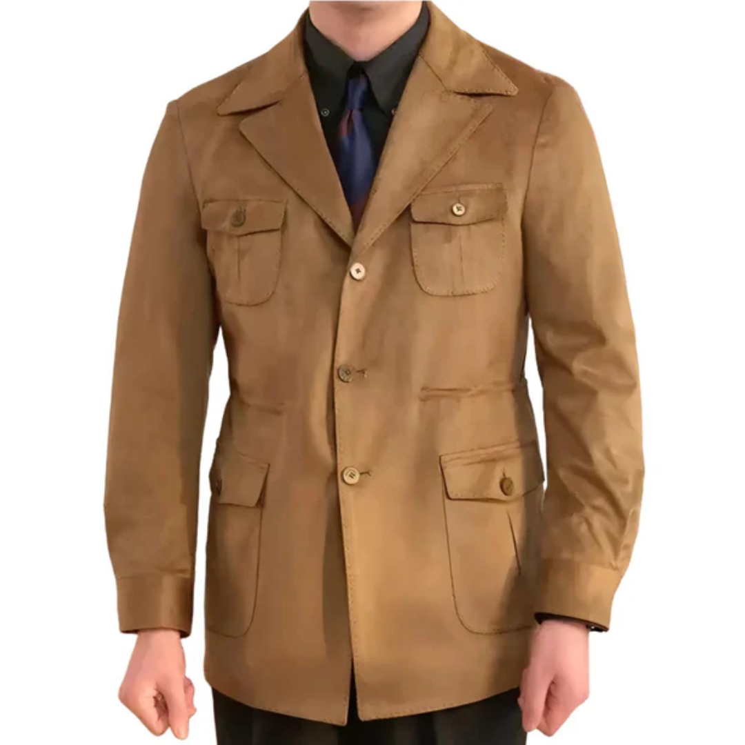 Suede Safari Jacket