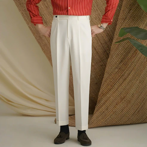 Classic Belted Trousers