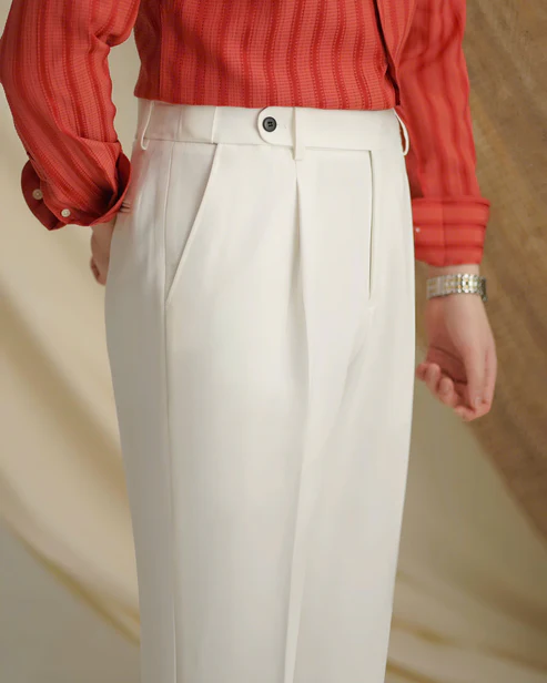 Classic Belted Trousers