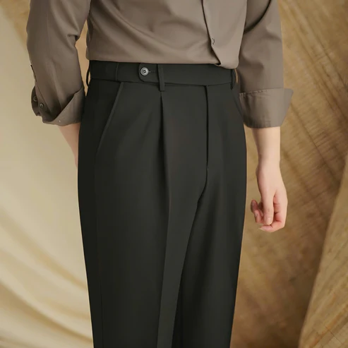 Classic Belted Trousers