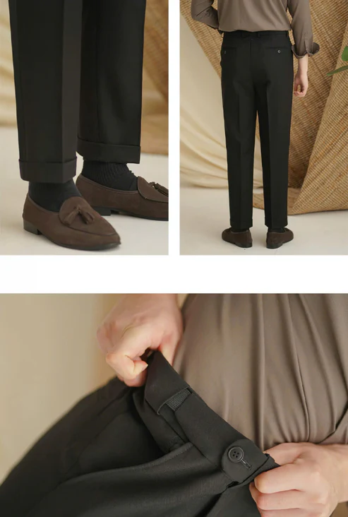 Classic Belted Trousers